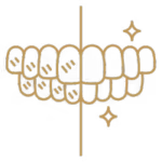 Stomatologia estetyczna efekt przed i po wybielaniu